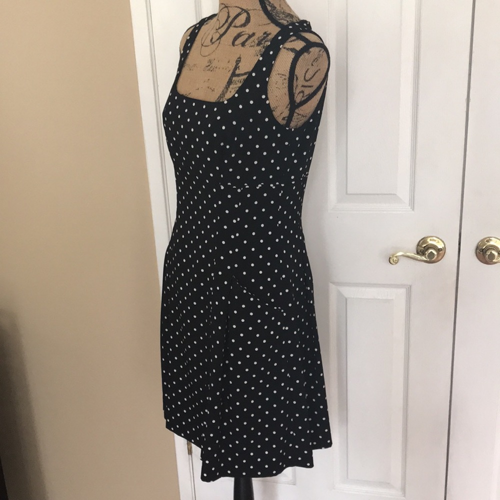 Lauren Ralph Lauren Aline black polka dot Dress 8 - Picture 4 of 10